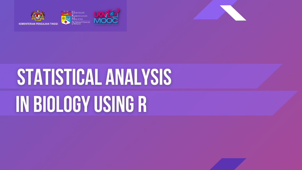 Statistical Analysis in Biology using R